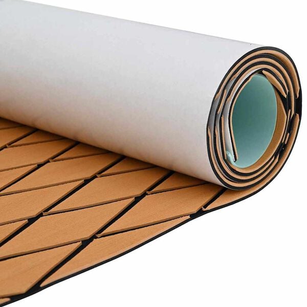 vidaXL Revêtement de Bateau Marron et noir 190 x 70 cm Mousse EVA