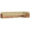 vidaXL Ensemble de canap&eacute;s d'ext&eacute;rieur 6 pc Naturel et Beige