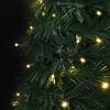 vidaXL Sapin de No&euml;l artificiel pr&eacute;-&eacute;clair&eacute; avec guirlandes vert 150cm
