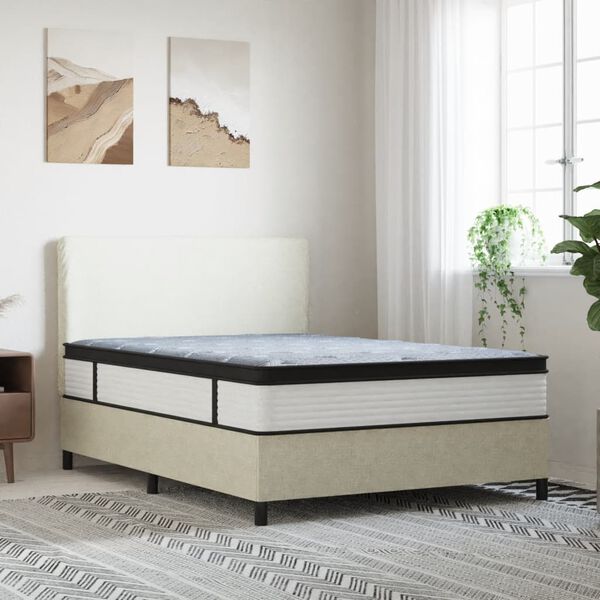 vidaXL Matelas &agrave; ressorts ensach&eacute;s moyen 140x200 cm