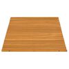 vidaXL Tapis de bain Uni Marron 80 x 50 cm bois