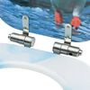 vidaXL Sièges WC couvercle à fermeture en douceur 2 pcs MDF Pingouins