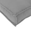 vidaXL Coussin Gris 60 x 60 x 12 cm Tissu Oxford