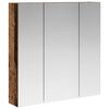 vidaXL Armoire Miroir de Salle de Bain Bois ancien 70 x 14,5 x 70 cm