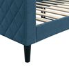 vidaXL Lit de repos sans matelas bleu 80x200 cm velours