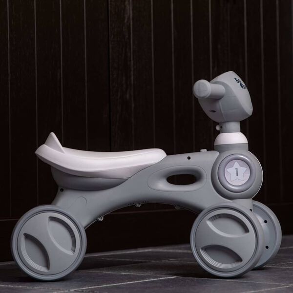 Bo Jungle Trotteur b&eacute;b&eacute; B-Bike Jumpy Gris