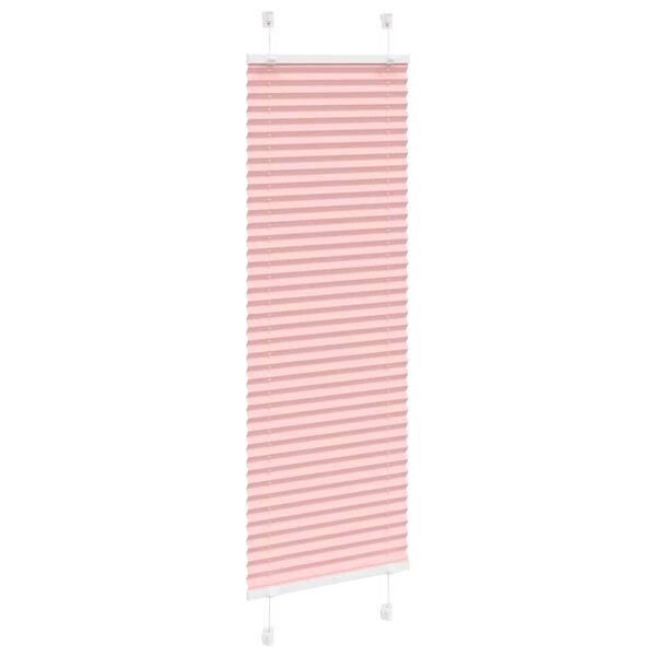 vidaXL Store pliss&eacute; rose 40x150 cm largeur du tissu 39,4 cm polyester