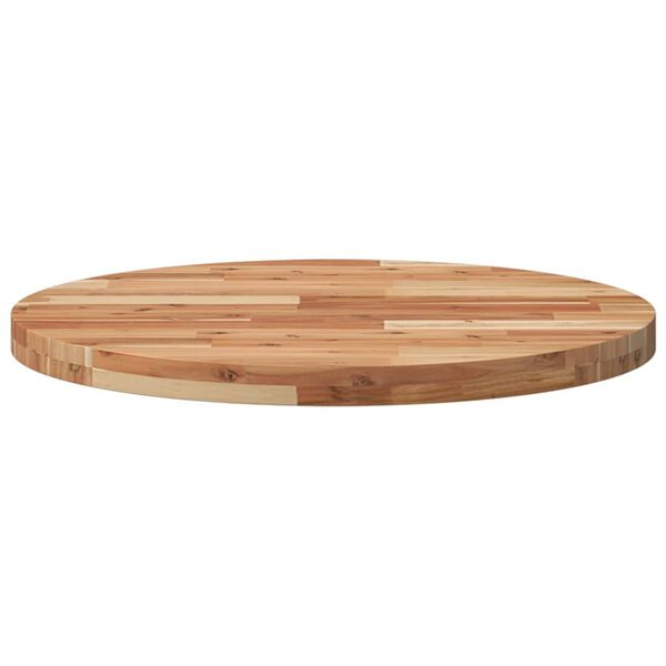 vidaXL Dessus de table rond &Oslash;70x4 cm bois massif d'acacia