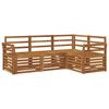 vidaXL Ensemble de canap&eacute;s d'ext&eacute;rieur 4 pc Naturel Polyester