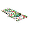 vidaXL Coussins de chaise de jardin dossier haut lot de 2 multicolore