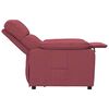 vidaXL Fauteuil inclinable Rouge bordeaux Tissu