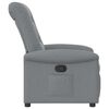 vidaXL Fauteuil inclinable Gris clair Tissu