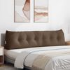 vidaXL Coussin de Dos Marron 180 x 24 x 50 cm tissu