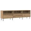 vidaXL Meuble TV ch&ecirc;ne artisanal 150x30x44,5 cm bois d'ing&eacute;nierie