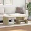vidaXL Table basse chêne sonoma 102x55x35 cm bois d'ingénierie