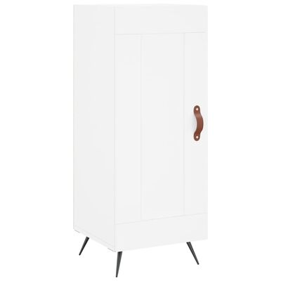 vidaXL Buffet haut Blanc 34,5x34x180 cm Bois d'ingénierie