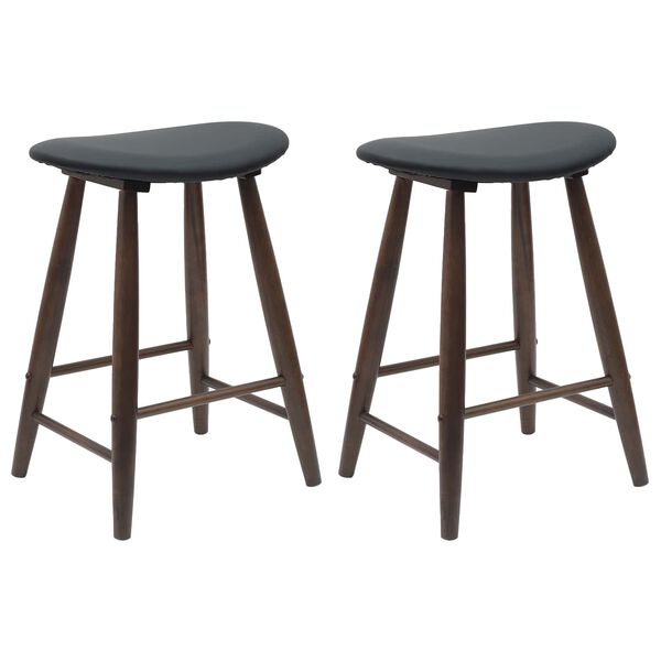 vidaXL Chaises de salle &agrave; manger 2 pcs Marron Clair 46 x 37 x 63 cm