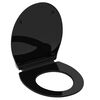 SCH&Uuml;TTE Si&egrave;ge de toilette SLIM BLACK Duroplast