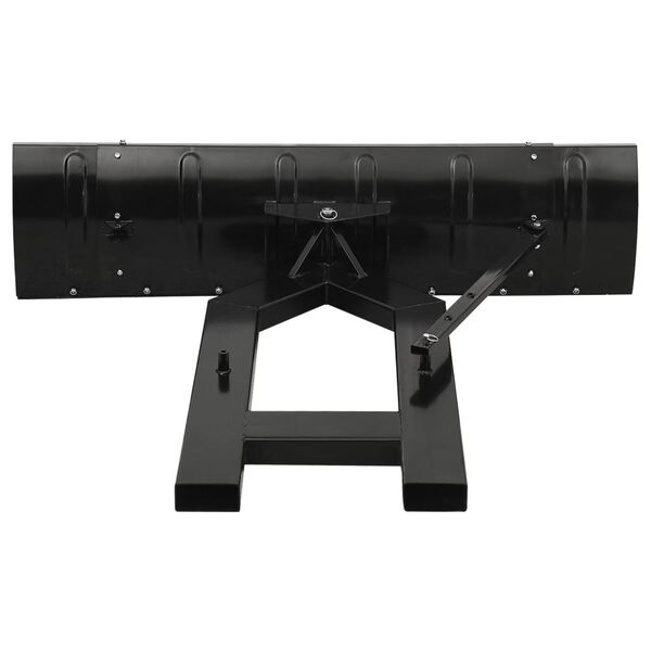 vidaXL Chasse-neige pour chariot élévateur 150x38 cm Noir