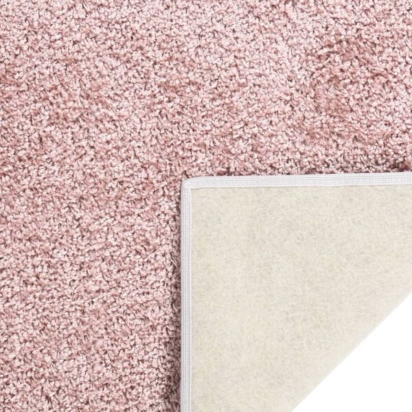 vidaXL Tapis &agrave; poils souples antid&eacute;rapant 57x150 cm Rose