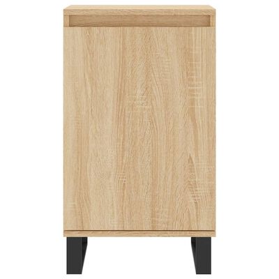 vidaXL Buffets 2 pcs chêne sonoma 40x35x70 cm bois d'ingénierie