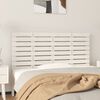 vidaXL T&ecirc;te de lit murale Blanc 141x3x63 cm Bois massif de pin