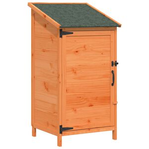 vidaXL Abri de jardin Marron 59,5 x 56 x 113,5 cm Bois de Sapin Massif