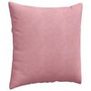 vidaXL Coussins de canap&eacute; 2 pcs Rose 80 x 80 cm