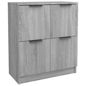 vidaXL Buffet Sonoma gris 60x30x70 cm Bois d'ing&eacute;nierie