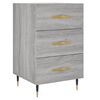 vidaXL Table de chevet sonoma gris 40x40x66 cm bois d'ing&eacute;nierie