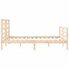 vidaXL Cadre de lit sans matelas 160x200 cm bois massif
