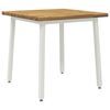 vidaXL Table &agrave; manger carr&eacute;e 70 x 70 x 75 cm Bois d'Acacia Massif