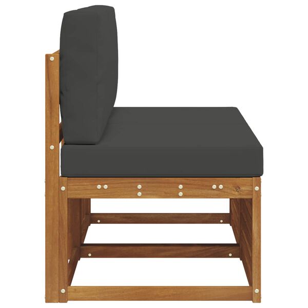 vidaXL 2 Pi&egrave;ce Sofa de milieu ext&eacute;rieur Bois d'Acacia Massif Naturel