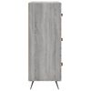 vidaXL Commode sonoma gris 69,5 x 34 x 90 cm bois d'ingénierie