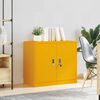 vidaXL Armoire de rangement Jaune moutarde 80 x 40 x 70 cm Acier
