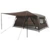 vidaXL Tente familiale 14 personne Marron Gris Polyester et Acier