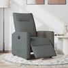 vidaXL Fauteuil inclinable &eacute;lectrique Gris fonc&eacute; Tissu
