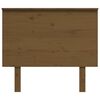 vidaXL T&ecirc;te de lit Marron miel 94x6x82,5 cm Bois massif de pin