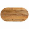 vidaXL Dessus de table 110x50x2,5 cm ovale bois massif de manguier