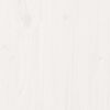 vidaXL Bo&icirc;te de rangement Blanc 80x40x45,5 cm Bois massif de pin