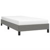 vidaXL Cadre de lit sans matelas gris foncé 90x190 cm tissu