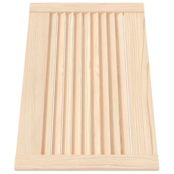 vidaXL Portes d'armoire &agrave; persiennes 4 pcs 39,5x59,4 cm pin massif