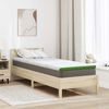 vidaXL Surmatelas Blanc et vert 70 x 200 cm Tissu Jacquard