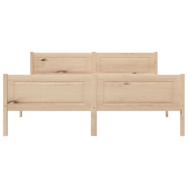 vidaXL Cadre de lit sans matelas bois massif de pin 160x200 cm