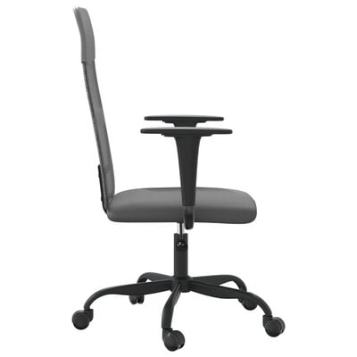 vidaXL Chaise de bureau réglable en hauteur gris