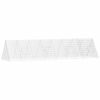 vidaXL Cage pour lapins Argent&eacute; 430 x 100 x 85 cm Acier galvanis&eacute;