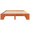 vidaXL Cadre de lit Brun cire 160 x 200 cm Pin massif