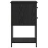 vidaXL Cabinet de chevet Ch&ecirc;ne noir 32 x 42 x 70 cm Bois d'ing&eacute;nierie
