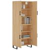 vidaXL Buffet haut Ch&ecirc;ne sonoma 69,5x34x180 cm Bois d'ing&eacute;nierie