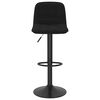 vidaXL Tabourets de bar lot de 2 noir velours
